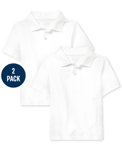 Baby And Toddler Uniform Pique Polo 2-Pack