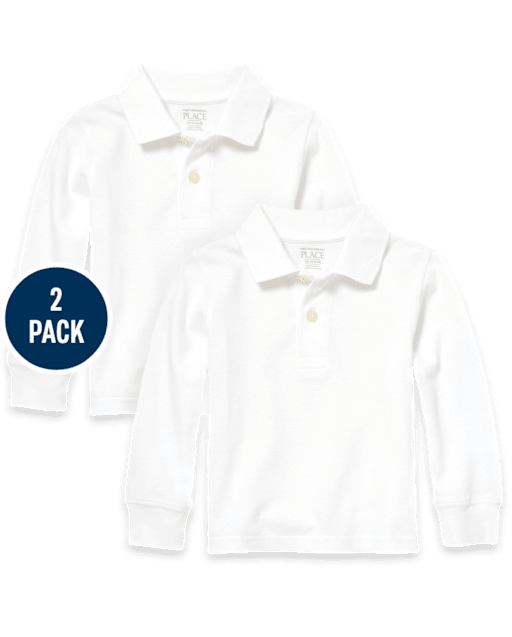 Baby And Toddler Uniform Pique Polo 2-Pack