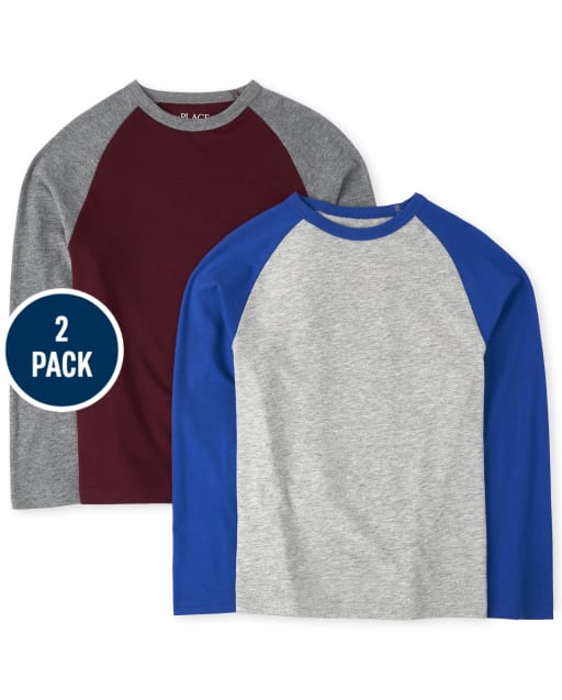 Boys Raglan Top 2-Pack