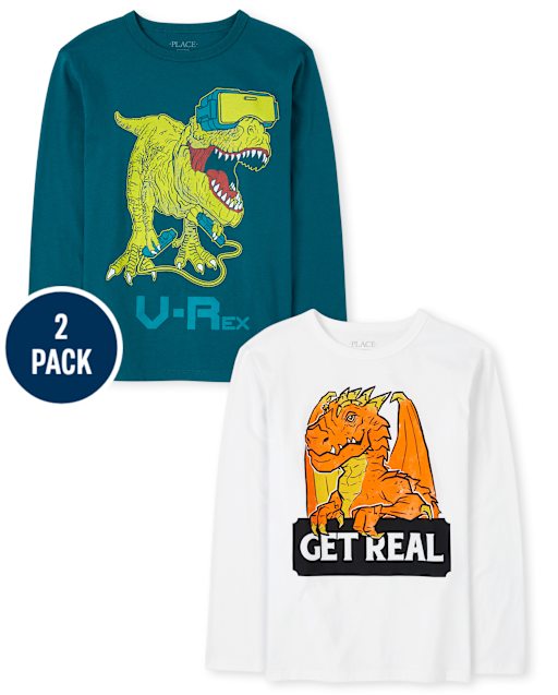 Boys Animal Graphic Tee 2-Pack