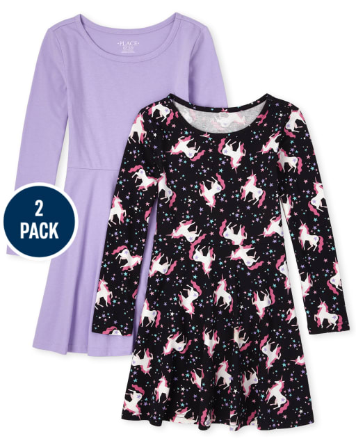 Girls Everyday Dress 2-Pack