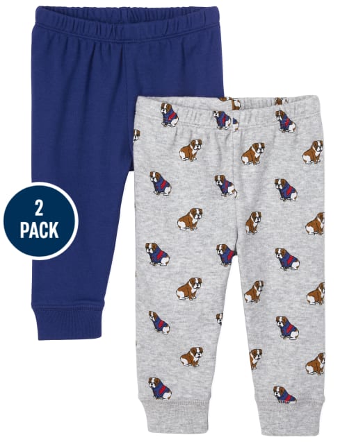 Pack de 2 pantalones de Bulldog para bebé niño