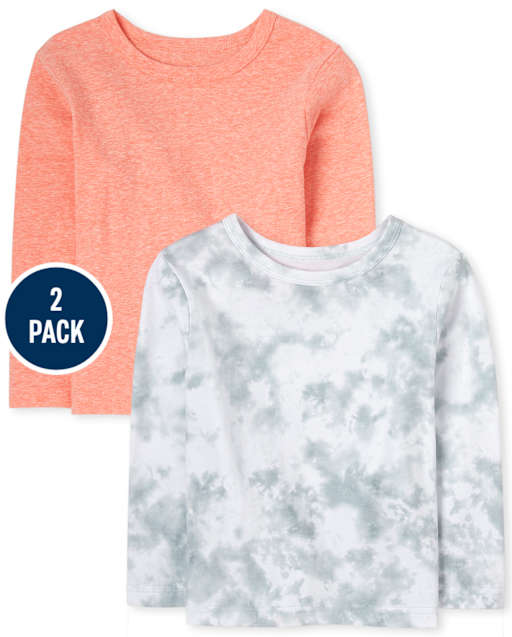 Baby And Toddler Boys Tie Dye Top 2-Pack