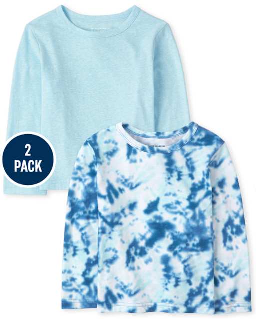 Baby And Toddler Boys Tie Dye Top 2-Pack
