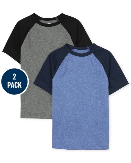 Boys Performance Raglan Top 2-Pack