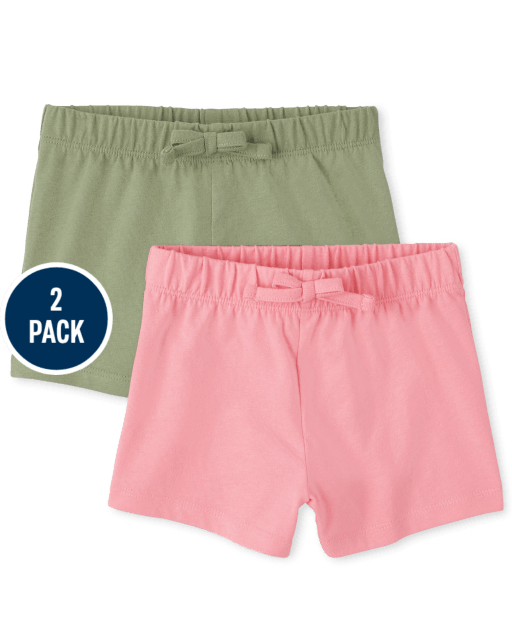 Lot de 2 shorts pour petites filles