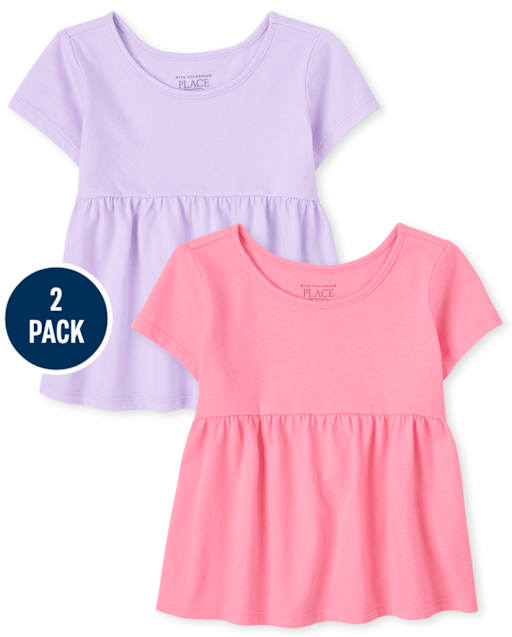 Toddler Girls Tee Shirt 2-Pack