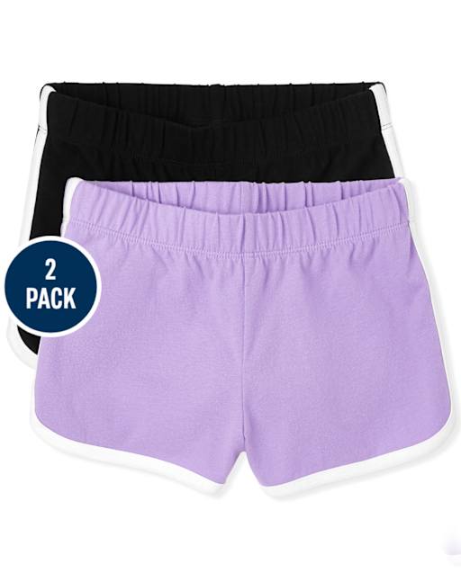 Girls Dolphin Shorts 2-Pack