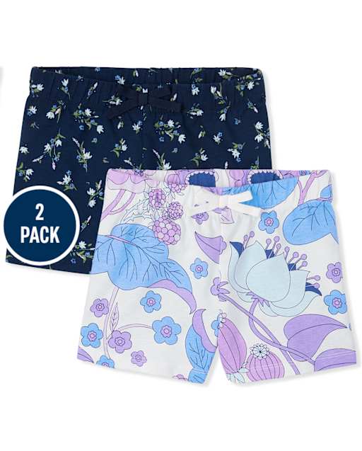 Lot de 2 shorts pour filles