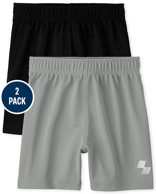 Baby And Toddler Boys Basketball Shorts 2-Pack