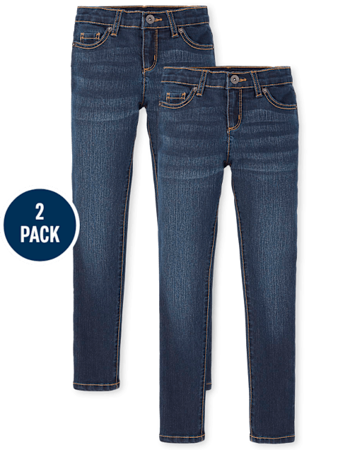 Girls Super Skinny Jeans 2-Pack