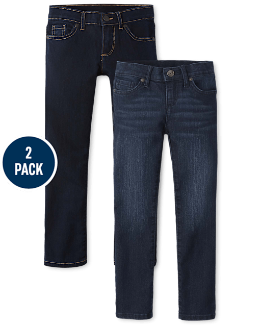 Girls Skinny Jeans 2-Pack