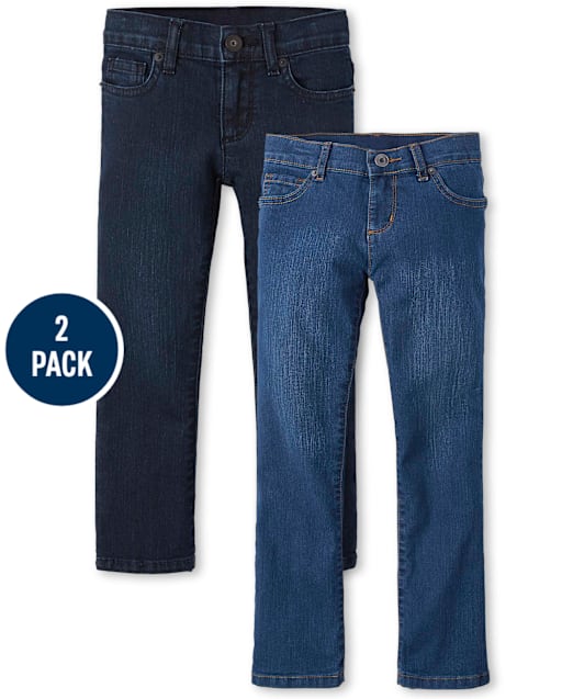 Girls Bootcut Jeans 2-Pack