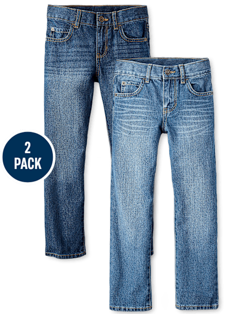 Boys Straight Jeans 2-Pack