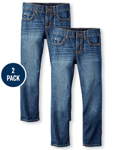 Boys Straight Jeans 2-Pack