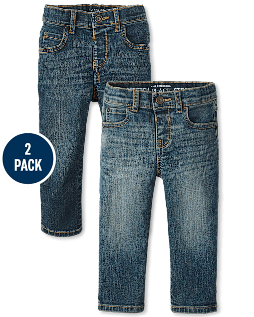 Baby And Toddler Boys Skinny Jeans 2-Pack