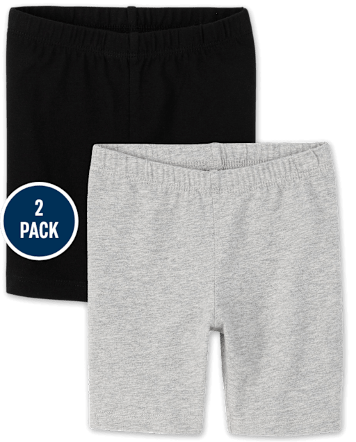 Toddler Girls Bike Shorts 2-Pack