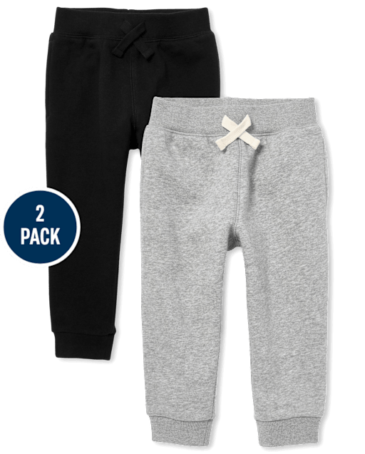Baby And Toddler Fleece Jogger Pants 2-Pack