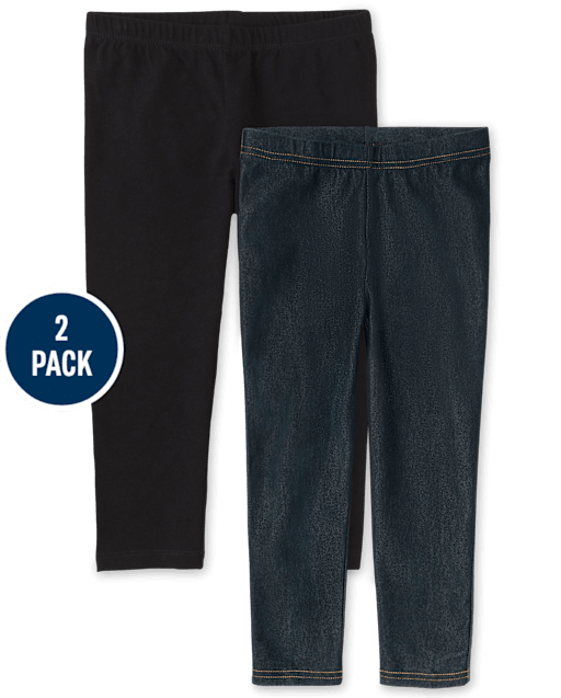 Girls Capri Leggings 2-Pack