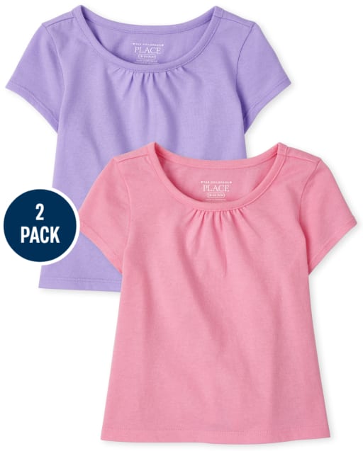 Toddler Girls High Low Top 2-Pack