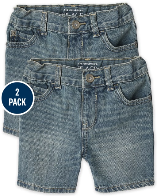 Baby And Toddler Boys Denim Shorts 2-Pack