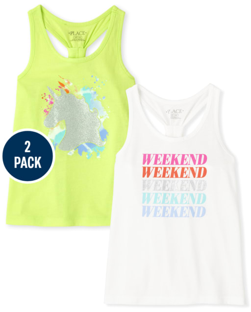 Girls Tank Top 2-Pack