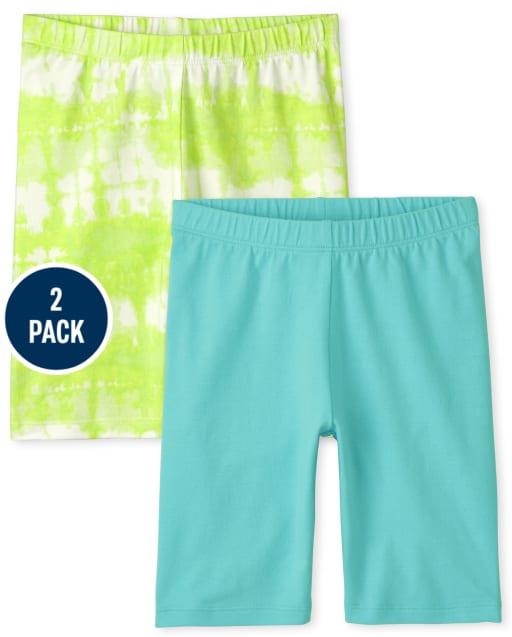 Lot de 2 shorts de vélo pour filles