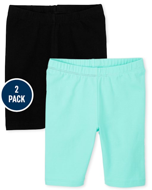 Lot de 2 shorts de vélo pour filles