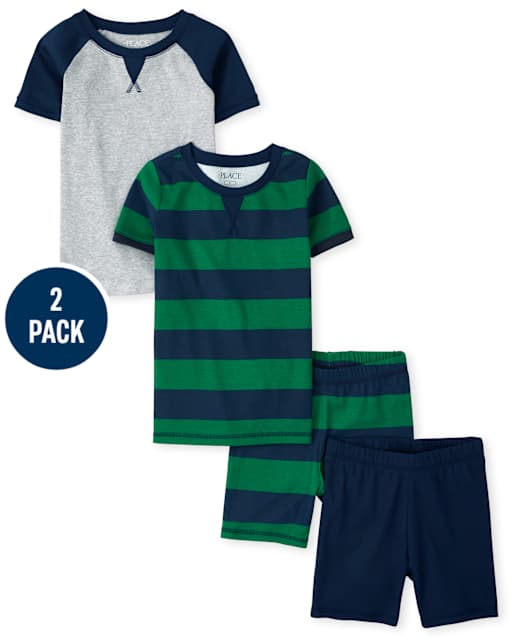 Boys Snug Fit Cotton Pajamas 2-Pack
