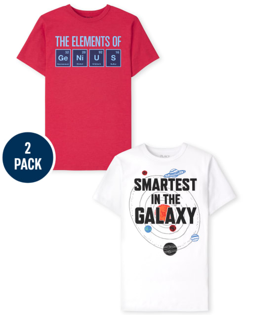 Boys Genius Graphic Tee 2-Pack