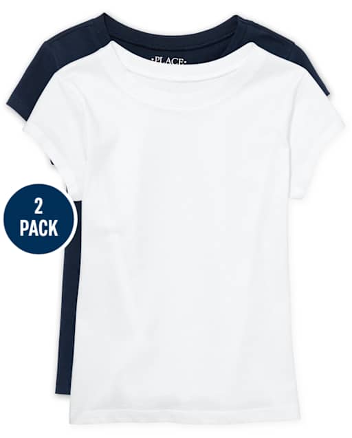 Lot de 2 t-shirts pour fille - Plus