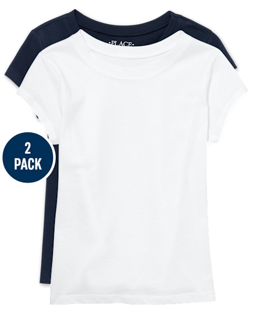 Girls Tee Shirt 2-Pack - Plus