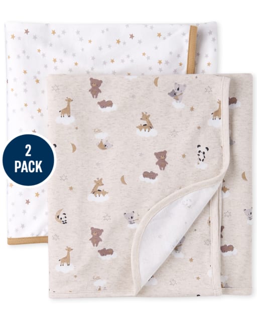 Baby Bear Swaddle Blanket 2-Pack
