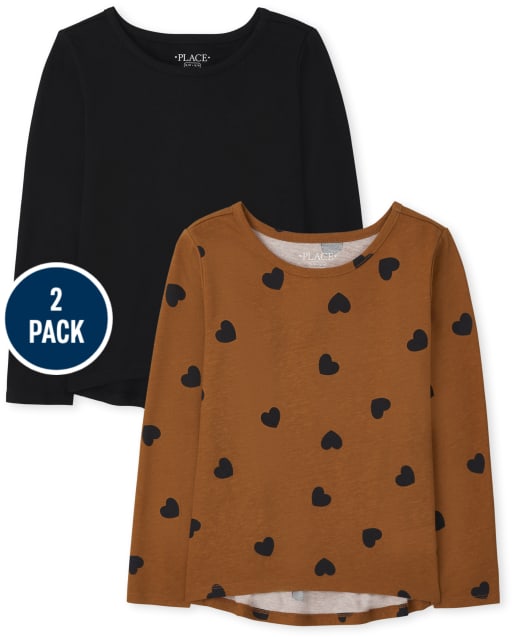 Girls Heart Top 2-Pack