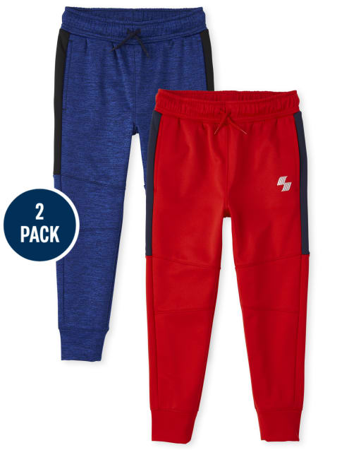 Boys Performance Jogger Pants 2-Pack