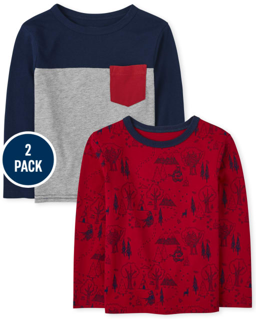 Toddler Boys Forest Top 2-Pack