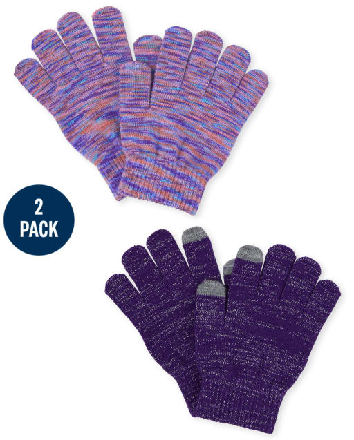 Lot de 2 gants pour envoyer des SMS pour filles