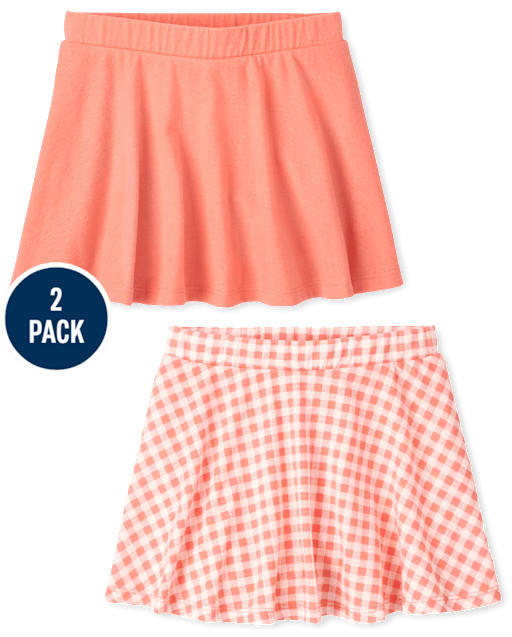 Toddler Girls Print Skort 2-Pack