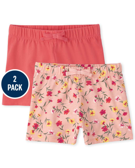 Lot de 2 shorts imprimés pour fille