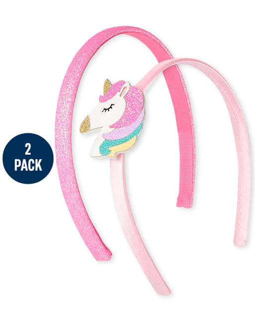 Toddler Girls Unicorn Headband 2-Pack