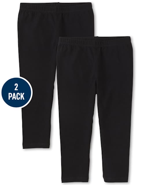 Girls Capri Leggings 2-Pack - Plus