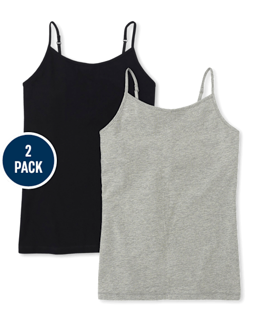 Camisola básica para niñas, paquete de 2
