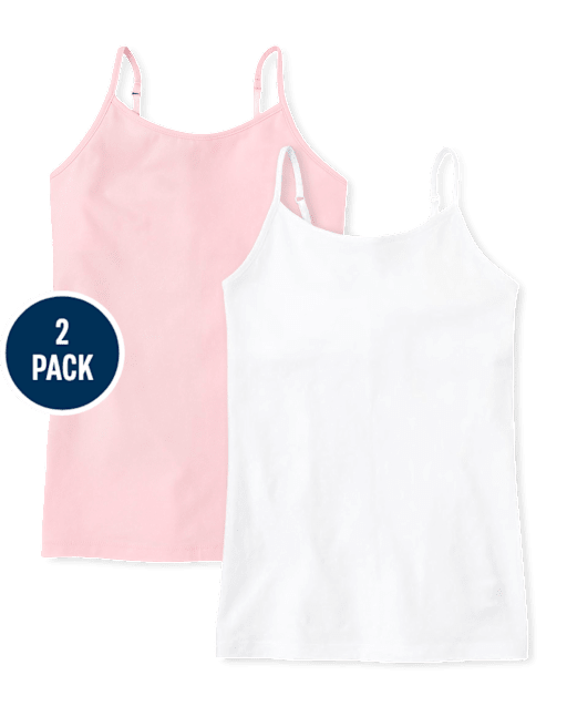 Camisola básica para niñas, paquete de 2