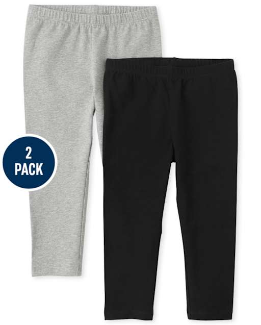 Girls Capri Leggings 2-Pack - Plus
