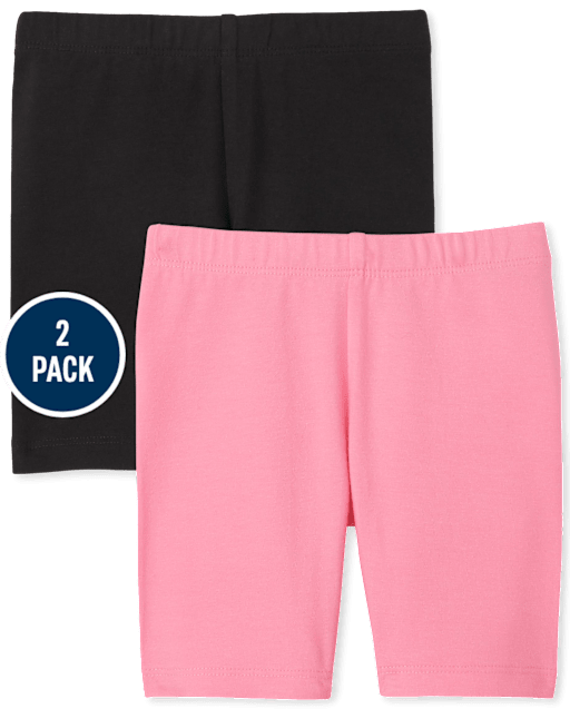 Toddler Girls Bike Shorts 2-Pack
