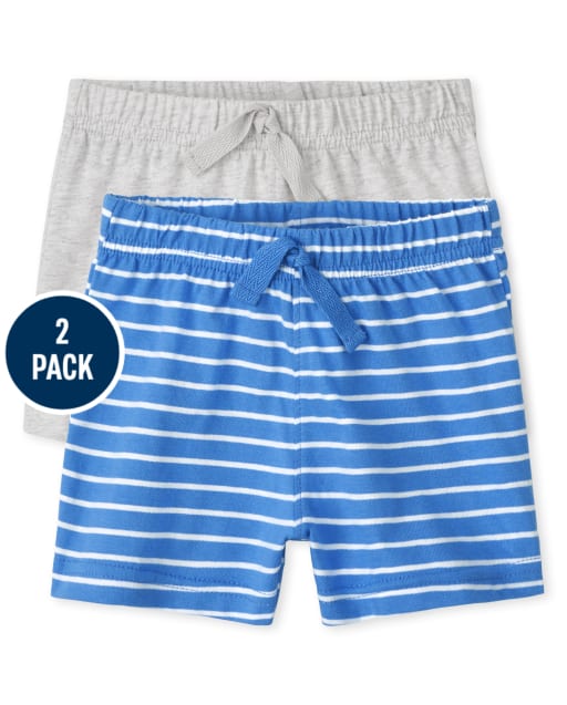 Baby Boys Striped Shorts 2-Pack