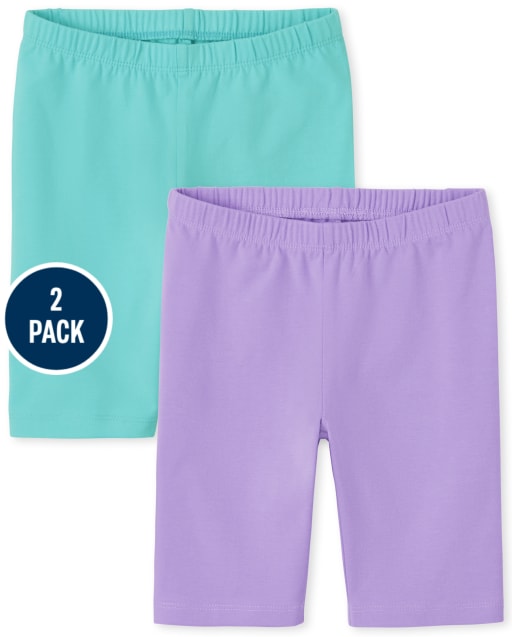 Girls Bike Shorts 2-Pack