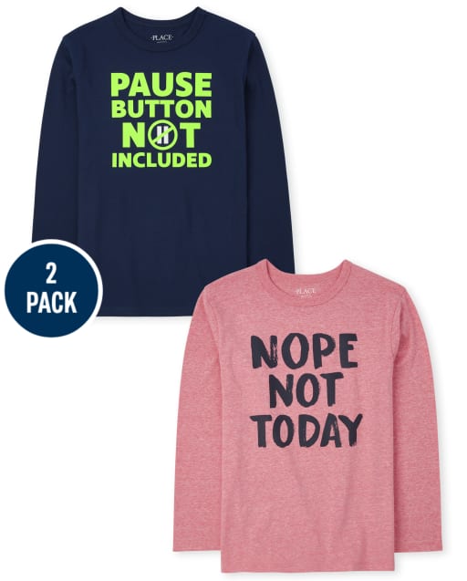 Boys Humor Graphic Tee 2-Pack