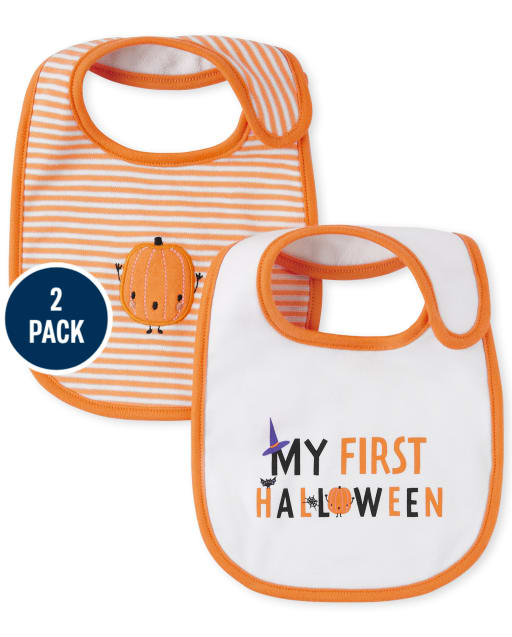 Baby First Halloween Bib 2-Pack