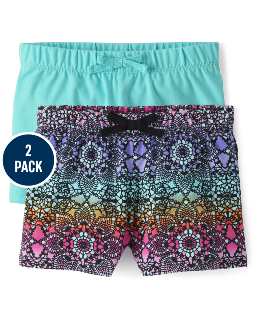 Lot de 2 shorts à enfiler Medallion pour fille